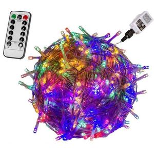 VOLTRONIC® 59731 Vánoční LED osvětlení 20 m - barevná 200 LED + ovladač obraz