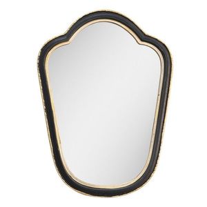 Černo-zlaté antik nástěnné zrcadlo - 19*2*26 cm 62S257 obraz