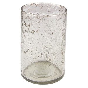 Skleněná transparentní foukaná váza Sandy - Ø 10*15 cm 6GL4294 obraz