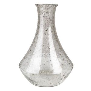 Skleněná transparentní foukaná váza Sandy - Ø 22*30 cm 6GL4268 obraz