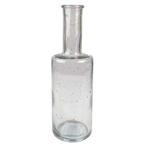 Skleněná transparentní foukaná váza Sandy - Ø 11*34 cm 6GL4271 obraz