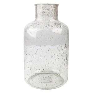 Skleněná transparentní foukaná váza Sandy - Ø 18*32 cm 6GL4269 obraz