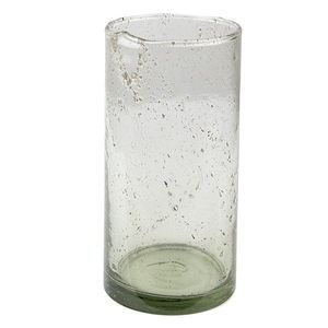 Skleněná transparentní foukaná váza Sandy - Ø10*20 cm 6GL4295 obraz
