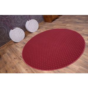 Dywany Lusczow Kulatý koberec AKTUA Breny červený, velikost kruh 100 obraz