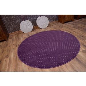 Dywany Lusczow Kulatý koberec AKTUA Breny fialový, velikost kruh 100 obraz