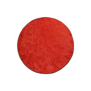 Dywany Lusczow Kulatý koberec SERENADE Graib červený, velikost kruh 100 obraz