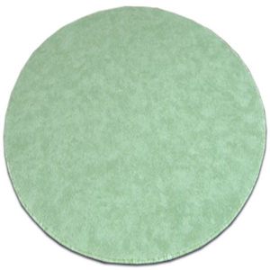 Dywany Lusczow Kulatý koberec SERENADE Graib zelený, velikost kruh 100 obraz