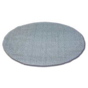 Dywany Lusczow Kulatý koberec SHAGGY MICRO stříbrný, velikost kruh 100 obraz