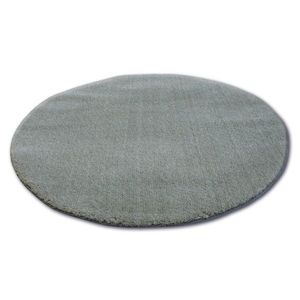 Dywany Lusczow Kulatý koberec SHAGGY MICRO zelený, velikost kruh 100 obraz