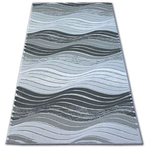 Dywany Lusczow Kusový koberec ACRYLOVY YAZZ 1760 šedý, velikost 133x190 obraz