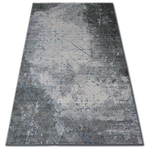 Dywany Lusczow Kusový koberec ACRYLOVY YAZZ 6076 světle šedý / tmavě šedý, velikost 133x190 obraz