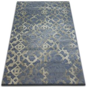 Dywany Lusczow Kusový koberec DROP JASMINE 454 mlha / světle modrý, velikost 133x190 obraz