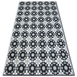 Dywany Lusczow Kusový koberec LISBOA 27206/356 květiny šedý, velikost 160x230 obraz