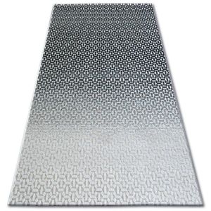 Dywany Lusczow Kusový koberec LISBOA 27208/356 structural černý / šedý, velikost 120x170 obraz
