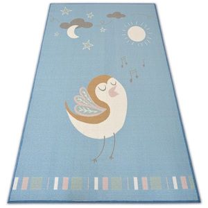 Dywany Lusczow Kusový koberec LOKO Bird modrý, velikost 120x170 obraz
