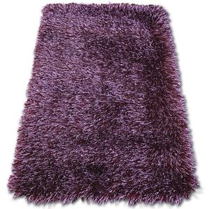 Dywany Lusczow Kusový koberec LOVE SHAGGY fialový, velikost 200x290 obraz