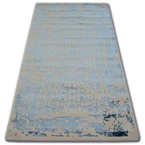 Dywany Lusczow Kusový koberec MANYAS Vadia krémovo-modrý, velikost 120x180 obraz