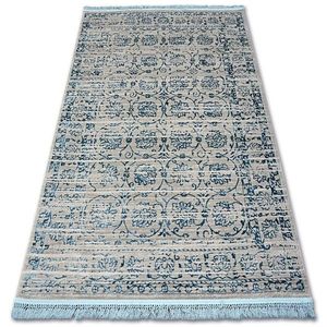 Dywany Lusczow Kusový koberec MANYAS Zhera šedo-modrý, velikost 80x150 obraz