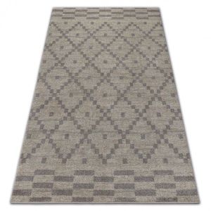 Dywany Lusczow Kusový koberec SOFT RUTA krémovo-béžový, velikost 120x170 obraz