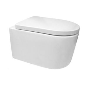 MEREO WC závěsné kapotované, RIMLESS, 495x360x370, keramické, vč. sedátka CSS115SN VSD84S2 obraz