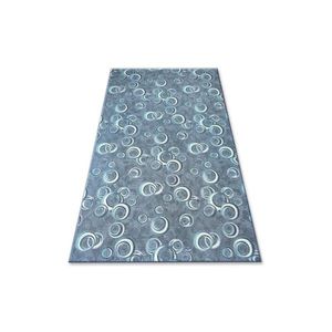 Dywany Lusczow Kusový koberec DROPS Bubbles šedo-modrý, velikost 100x150 obraz
