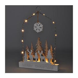 1V249 - LED Vánoční dekorace LED/2xAA les s jeleny obraz