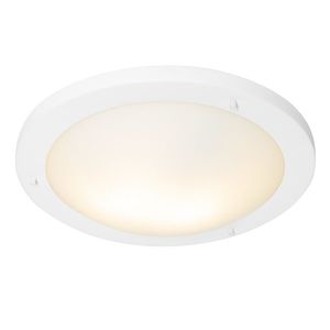 Moderní stropní svítidlo bílé 41 cm IP44 - Yuma obraz