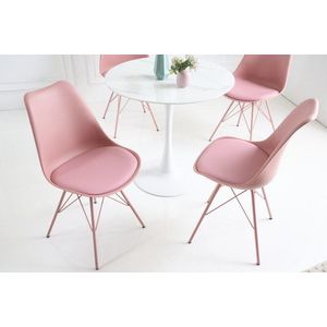Jídelní židle 4 ks IKAROS Dekorhome Růžová obraz