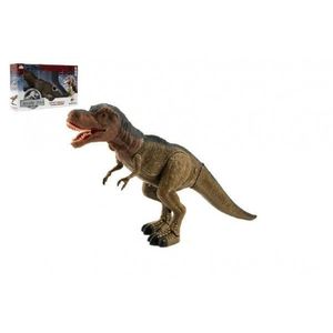 Teddies 59341 Dinosaurus chodící plast 40cm na baterie se světlem se zvukem v krabici obraz