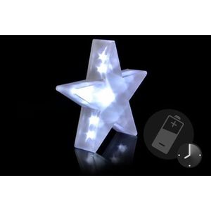 Nexos 29216 Vánoční dekorace - Světelná hvězda - 20 LED, 35 cm obraz