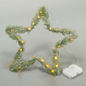 Nexos 92050 Vánoční dekorace hvězda, 40 cm, 30 LED, teple bílá obraz