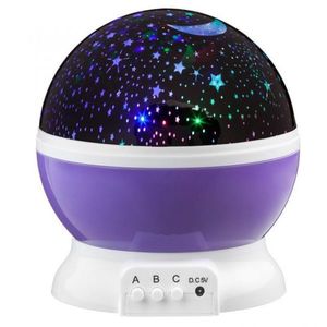 LED Star Light projektor noční oblohy, fialová obraz