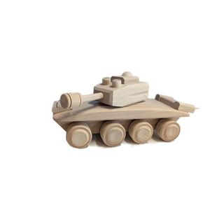 Gaboni 92244 Dřevěný tank, 22 x 8 x 10 cm obraz