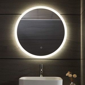 86841 AQUAMARIN Koupelnové LED zrcadlo kulaté, 70 cm obraz