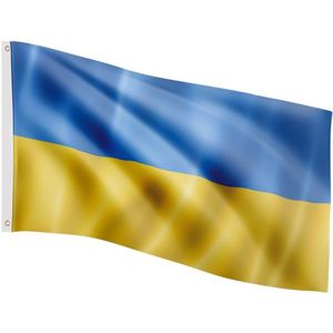 FLAGMASTER® 92494 FLAGMASTER Vlajka Ukrajina, 120 x 80 cm obraz
