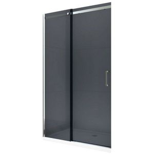 MEXEN Omega posuvné sprchové dveře 100, Grafitt, chrom se sadou pro niku 825-100-000-01-40 obraz