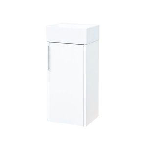 MEREO Vigo, koupelnová skříňka s keramickým umývátkem, 33 cm, bílá CN350 obraz