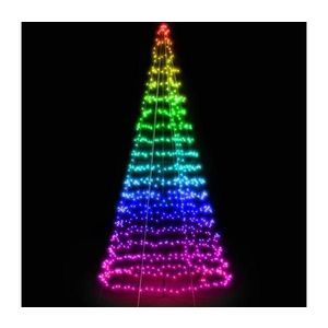 Twinkly Twinkly TWP300SPP-BEU- LED RGBW Venkovní vánoční stromeček 300xLED 2m IP44 Wi-Fi obraz