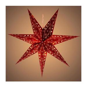 LED Vánoční dekorace LED/3xAA hvězda červená obraz