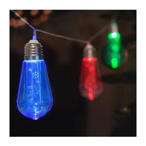 LED Vánoční řetěz 10xLED/2xAA 2, 2m multicolor obraz