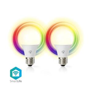 SmartLife chytrá LED žárovka E27 9W 806lm barevná + teplá/studená bílá, sada 2ks obraz