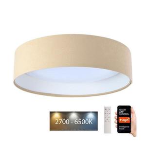 LED Stropní svítidlo SMART GALAXY LED/36W/230V Wi-Fi Tuya béžová/bílá + DO obraz