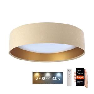 LED Stropní svítidlo SMART GALAXY LED/36W/230V Wi-Fi Tuya béžová/zlatá + DO obraz