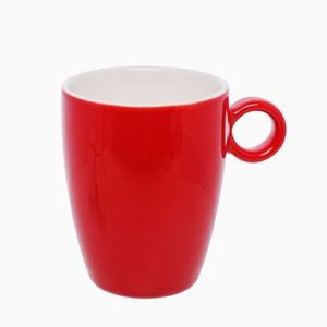 Kávový šálek vysoký červený 190 ml - RGB obraz