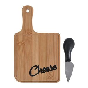 DekorStyle Deska na krájení Cheese + nůž obraz