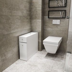 Hanah Home Koupelnová skříňka Calencia 55 cm bílá obraz