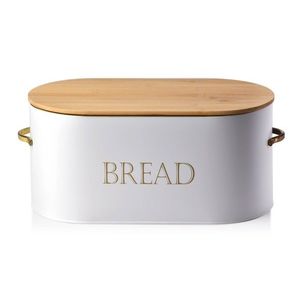 Kovový chlebník Cookini Sandy bílý obraz