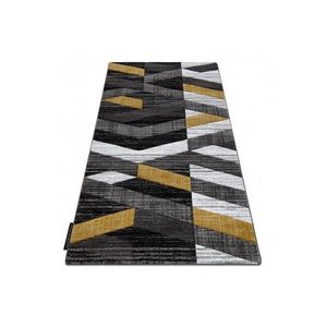 Dywany Lusczow Kusový koberec ALTER Bax pruhy zlatý, velikost 120x170 obraz