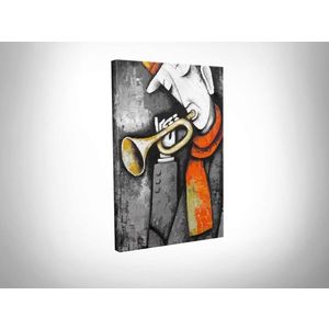 Wallity Obraz KAINOR 30x40 cm šedý/oranžový obraz