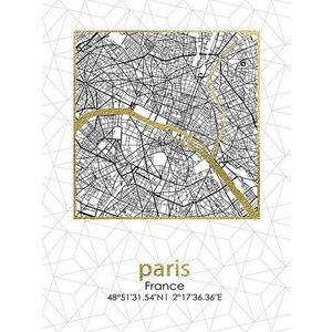 Mondex Obraz PARIS 45 x 60 cm zlatý obraz